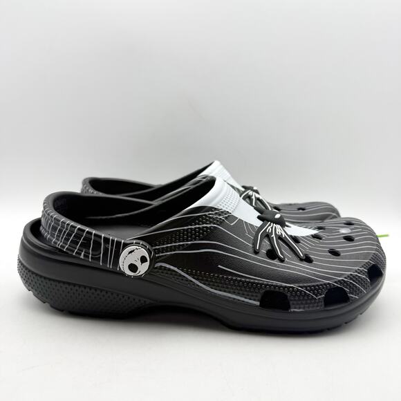 Crocs Classic Clog Mens 11 Jack Skellington Nightmare Before Christmas Black NWT main image 9
